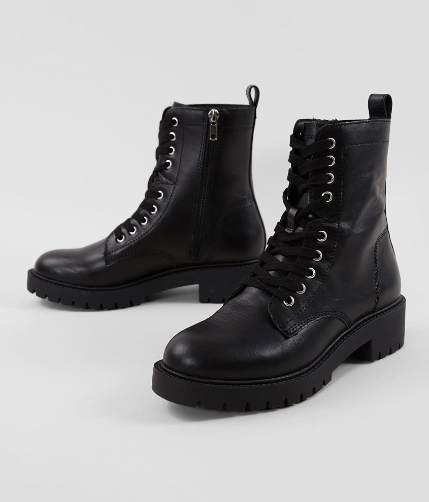 Leather Combat Boots