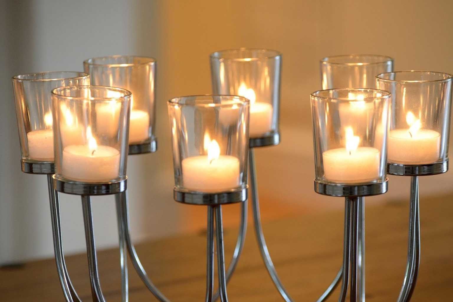  Glass Candle Holders