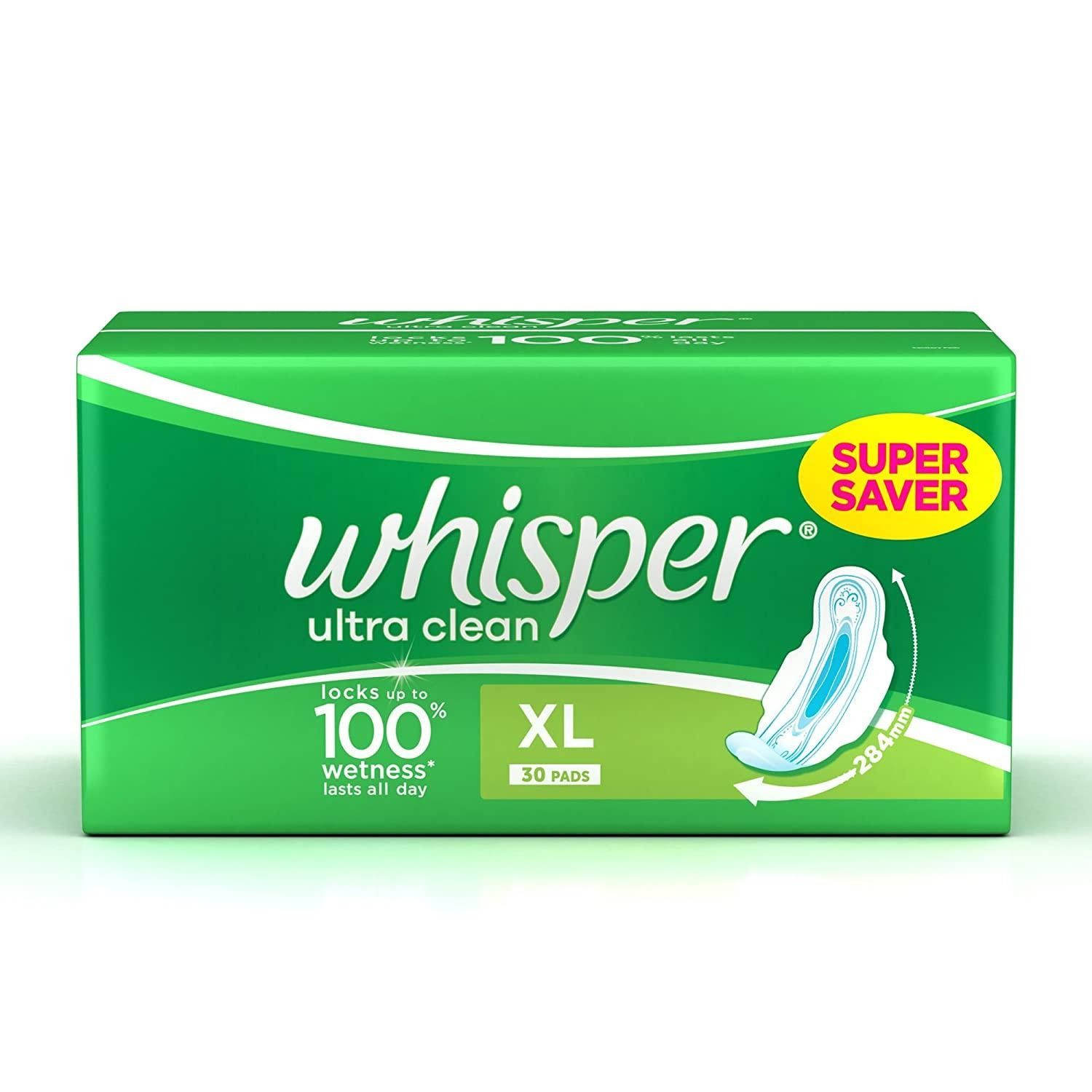 Whisper Ultra Clean Sanitary Pads