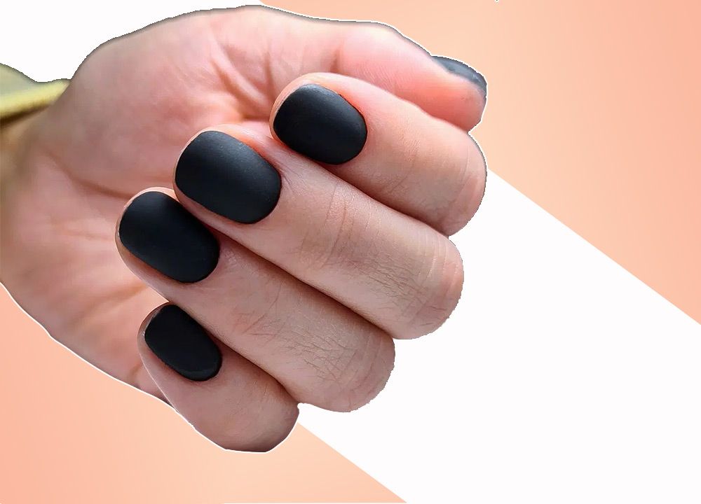 Black Nude Nails