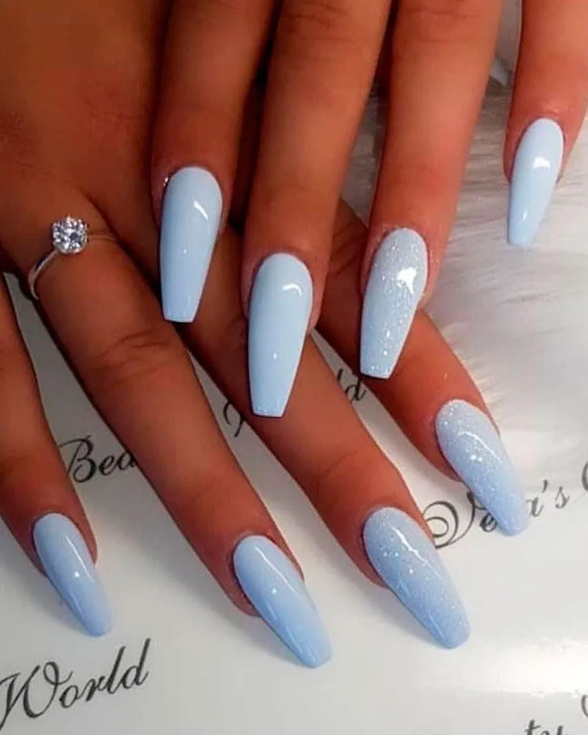  Cool Blue Nails for the Summer