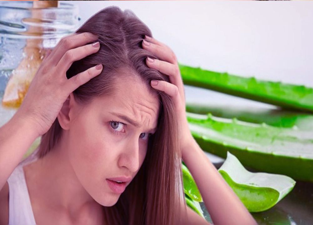 Aloe Vera hair rinse