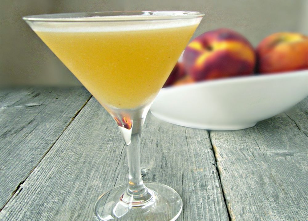 peach martini