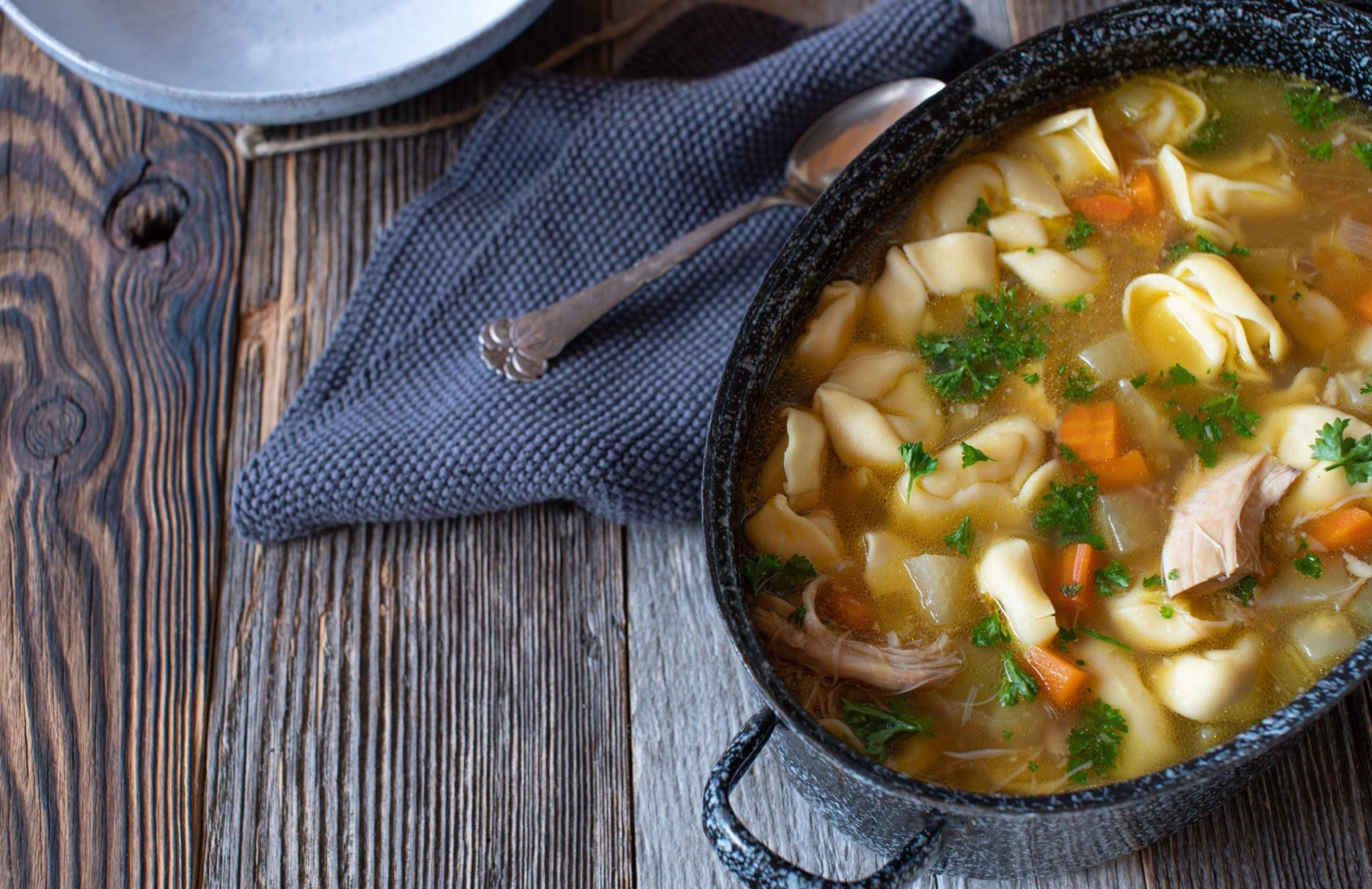 Chicken Tortellini Soup